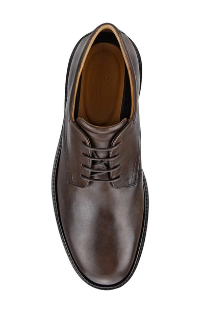 Shop Ecco Metropole London Derby In Cocoa Brown