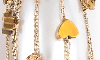 Shop Deepa Gurnani Cora Imitation Pearl Drop Earrings In Gold