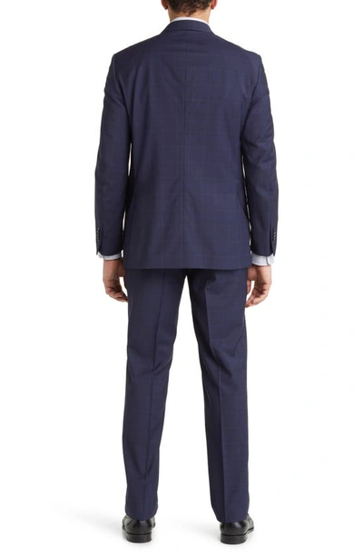 Shop Peter Millar Tailored Fit Wool Suit In Navy