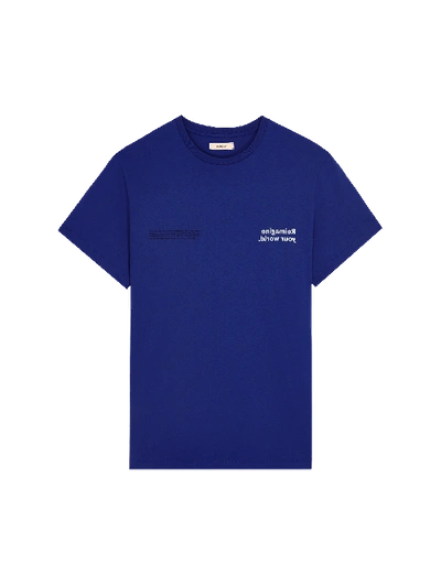 Shop Pangaia X Headspace T-shirt — Mood Blue M