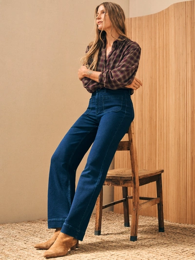 Faherty Stretch Terry Patch Pocket Pants Wash In Clermont