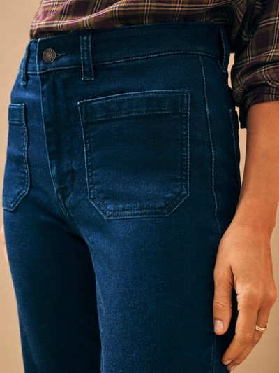 Faherty Stretch Terry Patch Pocket Pants Wash In Clermont