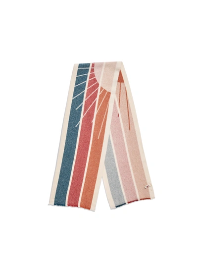 Shop Faherty Sun And Wave Scarf In Ivory