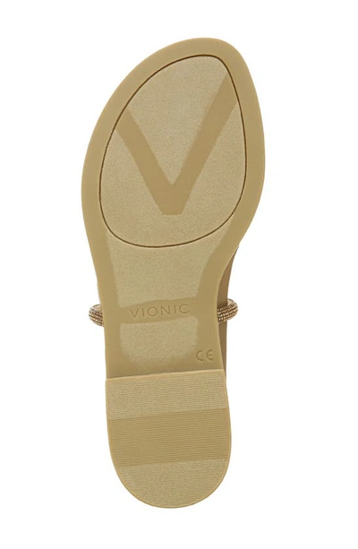 Shop Vionic Prism Sandal In Gold
