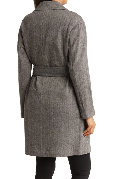 Shop Rag & Bone Sven Herringbone Coat In Nvymulti