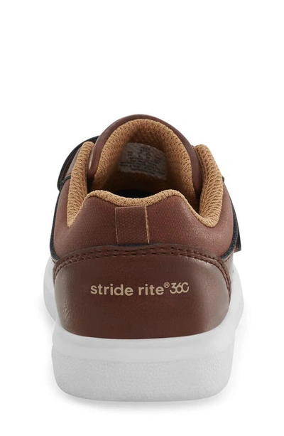 Shop Stride Rite Kids' Cole Sneaker In Brown
