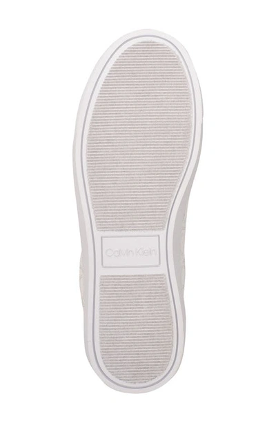 Calvin Klein Gules Logo Monogram Sneaker In Black 002