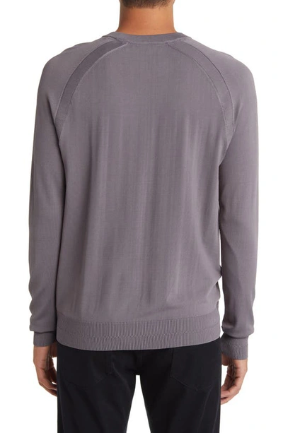 Shop Ted Baker Maywo Saddle Shoulder Sweater In Grey