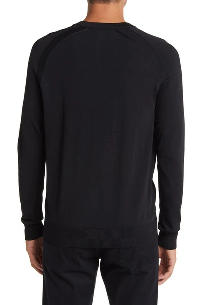 Shop Ted Baker Maywo Saddle Shoulder Sweater In Black