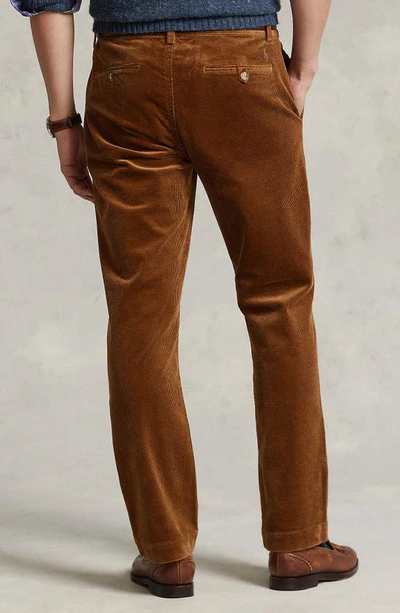 Polo Ralph Lauren Men's Stretch Straight Fit Corduroy Pants In Golden Brown