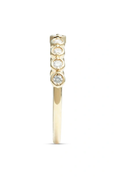 Shop Bony Levy Monaco Mixed Diamond Stackable Ring In 18ky Yellow Gold