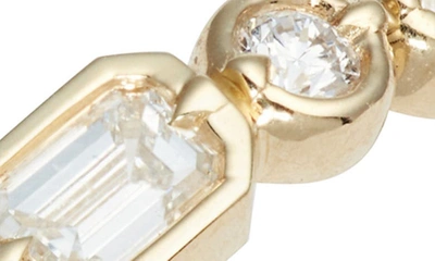 Bony Levy Monaco Mixed Diamond Stackable Ring In 18ky Yellow Gold