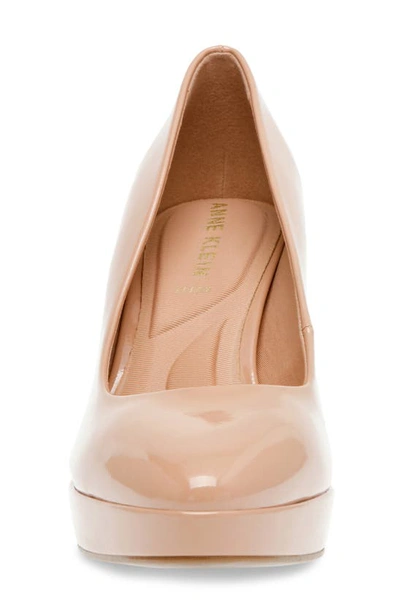 Shop Anne Klein Jael Platform Pump In Natural Pa