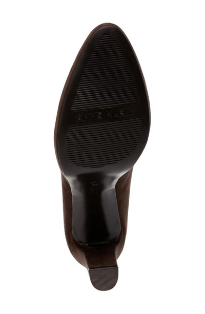 Anne Klein Jael Platform Pump In Dk Brown Ms
