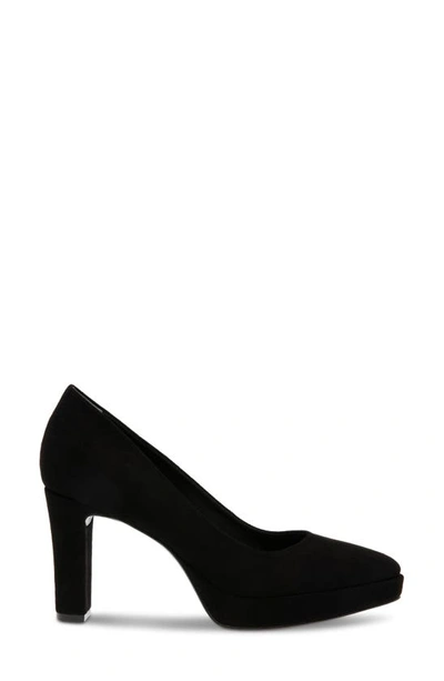 Shop Anne Klein Jael Platform Pump In Black Smooth