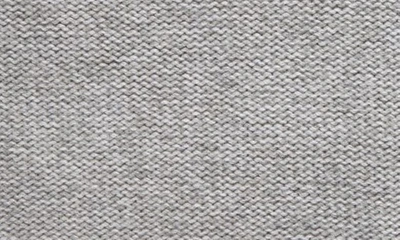 Shop Vince Marled Knit Wool Blend Throw Blanket In Grey Silver