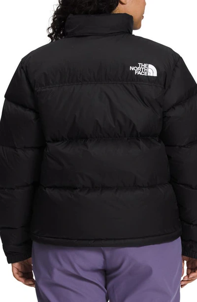 The North Face 1996 Retro Nuptse Hooded Quilted Shell Down Jacket In Recycled Tnf Black
