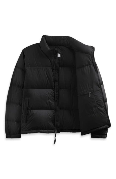 The North Face 1996 Retro Nuptse Hooded Quilted Shell Down Jacket In Recycled Tnf Black