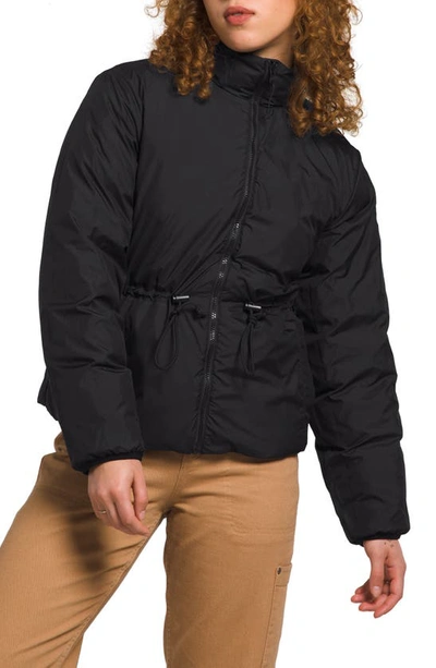 Shop The North Face Lhotse Reversible Water Repellent Thermoball™ Jacket In Tnf Black