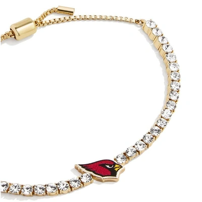 Shop Baublebar Gold Arizona Cardinals Pull-tie Tennis Bracelet