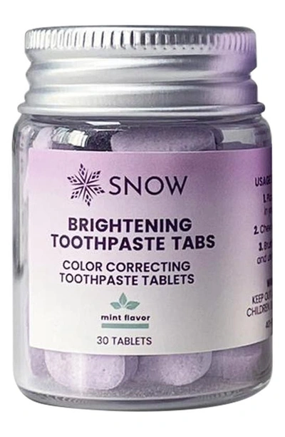 Shop Snow Instantly Bright Toothpaste Tabs In Purple