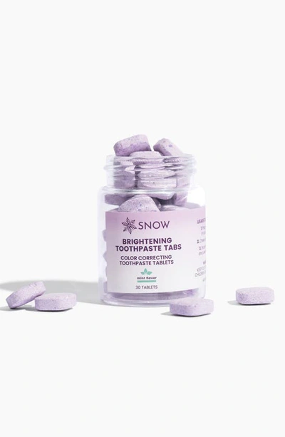 Shop Snow Instantly Bright Toothpaste Tabs In Purple