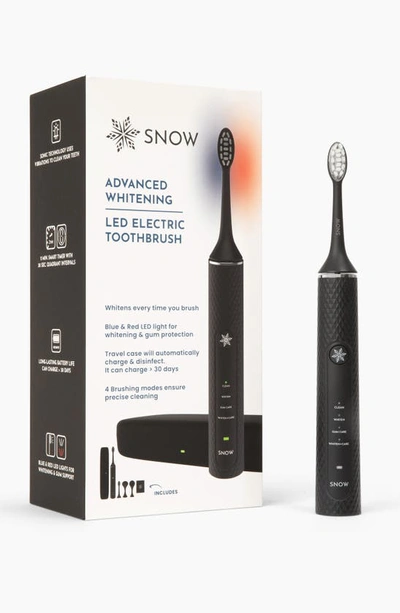 Shop Snow Advanced Teeth Whitening Led Toothbrush In Black