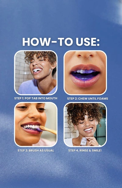 Shop Snow Instantly Bright Toothpaste Tabs In Purple