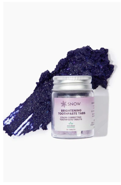Shop Snow Instantly Bright Toothpaste Tabs In Purple
