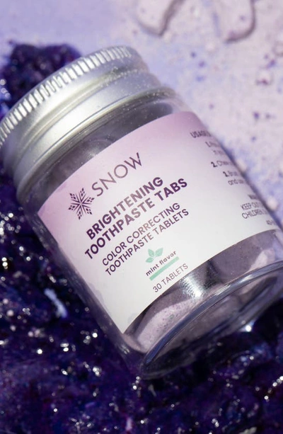 Shop Snow Instantly Bright Toothpaste Tabs In Purple