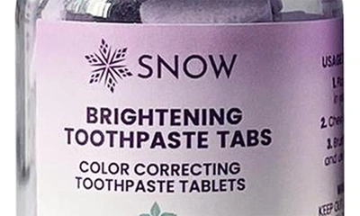 Snow Instantly Bright Toothpaste Tabs In Purple