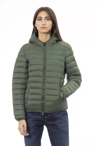 Shop Invicta Chic Green Quilted Hooded Women's Jacket