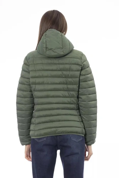 Shop Invicta Chic Green Quilted Hooded Women's Jacket