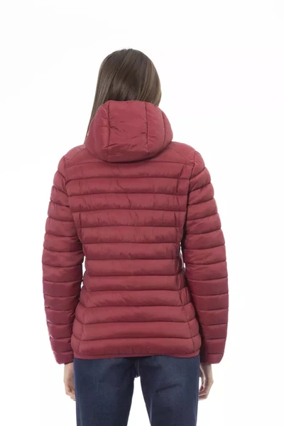 Shop Invicta Chic Quilted Hooded Women's Women's Jacket In Red