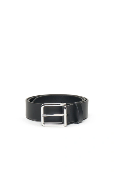Shop Dsquared2 Leather Belt With Metal Buckle In Black