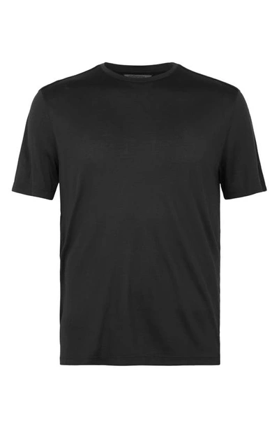 Shop John Varvatos Charles Regular Fit Silk Shirt In Black