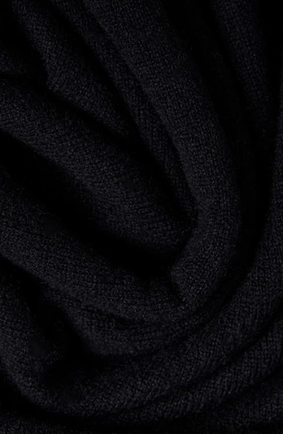 Shop Ted Baker Glant Cable Detail Cashmere Sweater In Black