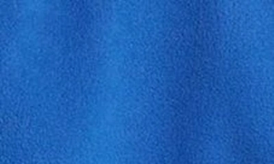 Shop Hugo Boss X Nfl Fumble Mixed Media Quarter Zip Pullover In Medium Blue