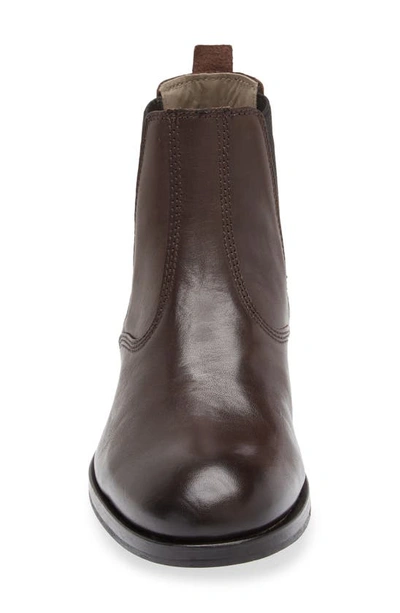 Shop Allsaints Gus Leather Chelsea Boot In Brown