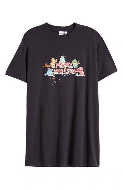 Shop Bp. Retro Graphic Short Sleeve Sleep Shirt In Black Graphic Merry Care Bears