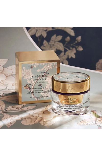 Estée Lauder Re-nutriv Ultimate Diamond Sculpted Transformation Creme Limited Edition 1.7 Oz.