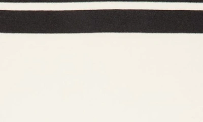 Vince Stripe Cashmere Throw Blanket In Off Blanc