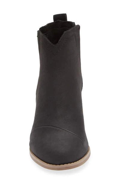 Shop Toms Clare Wedge Bootie In Black