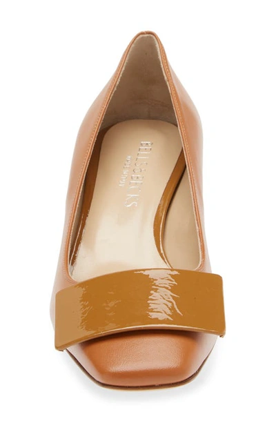 Shop Bells & Becks Sofia Square Toe Pump In Camel