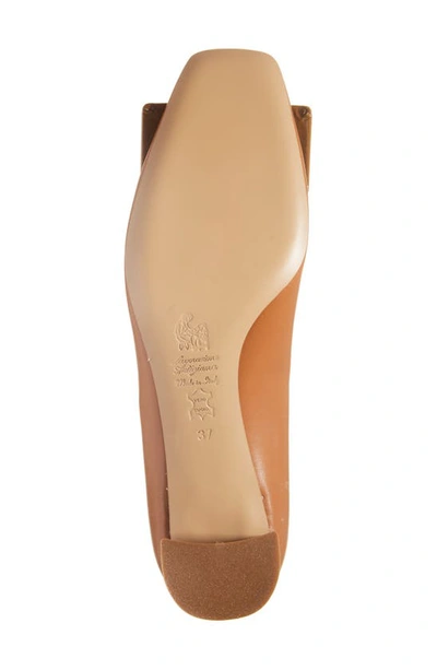 Bells & Becks Sofia Square Toe Pump In Camel