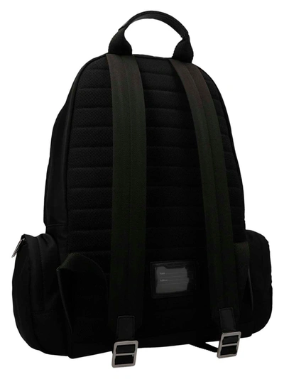 Shop Dolce & Gabbana Logo Nylon Backpack Backpacks Black