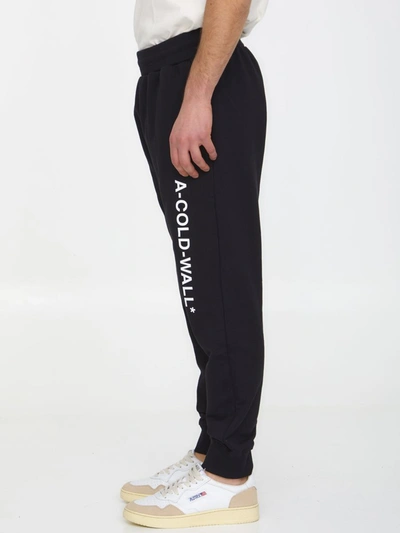 Shop A-cold-wall* Essential Logo Track Pants In Black