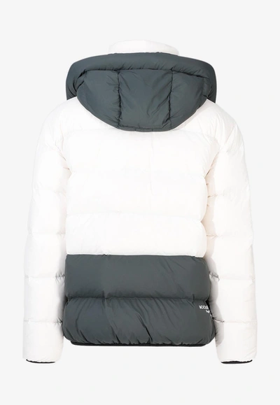 Shop Moose Knuckles Bedstuy Down Jacket In Tech Fabric In White