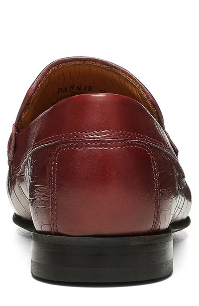 Donald Pliner Dannie Bit Loafer In Oxblood Rd
