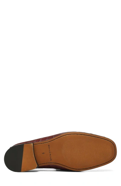 Donald Pliner Dannie Bit Loafer In Oxblood Rd